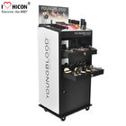 Custom Floor Standing Cosmetic Display Stand Movable For Point Of Sale Retail